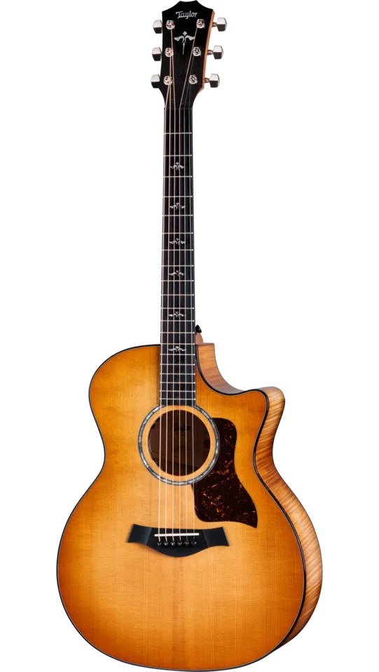 Taylor Guitars 600 Series Grand Auditorium Cutaway Acoustic/Electric Guitar - Antique Blonde 614CE