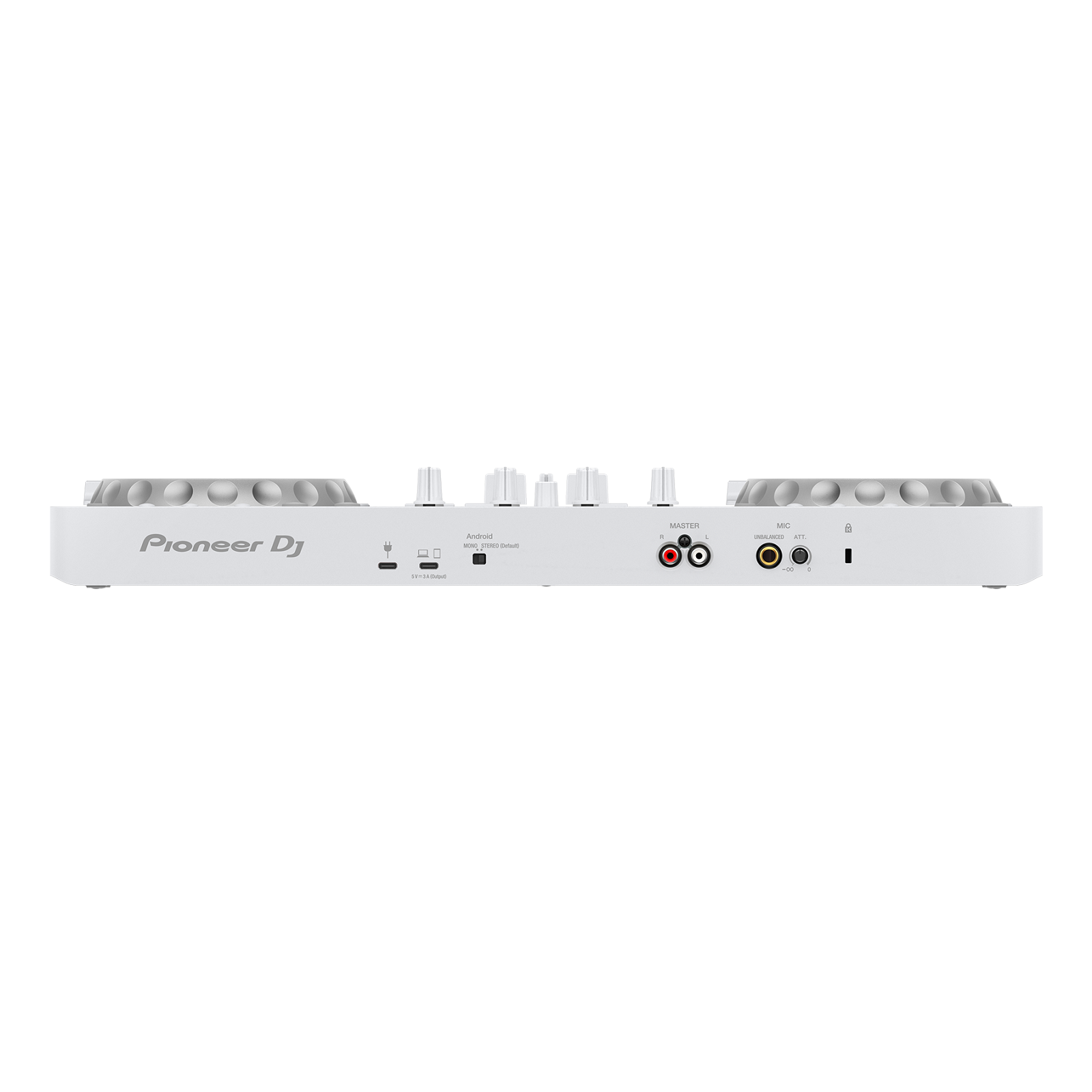 Pioneer DJ 2-deck rekordbox and Serato DJ Controller with REKORDBOX and SERATO DJ - White, Limited Edition DDJ-FLX4-W