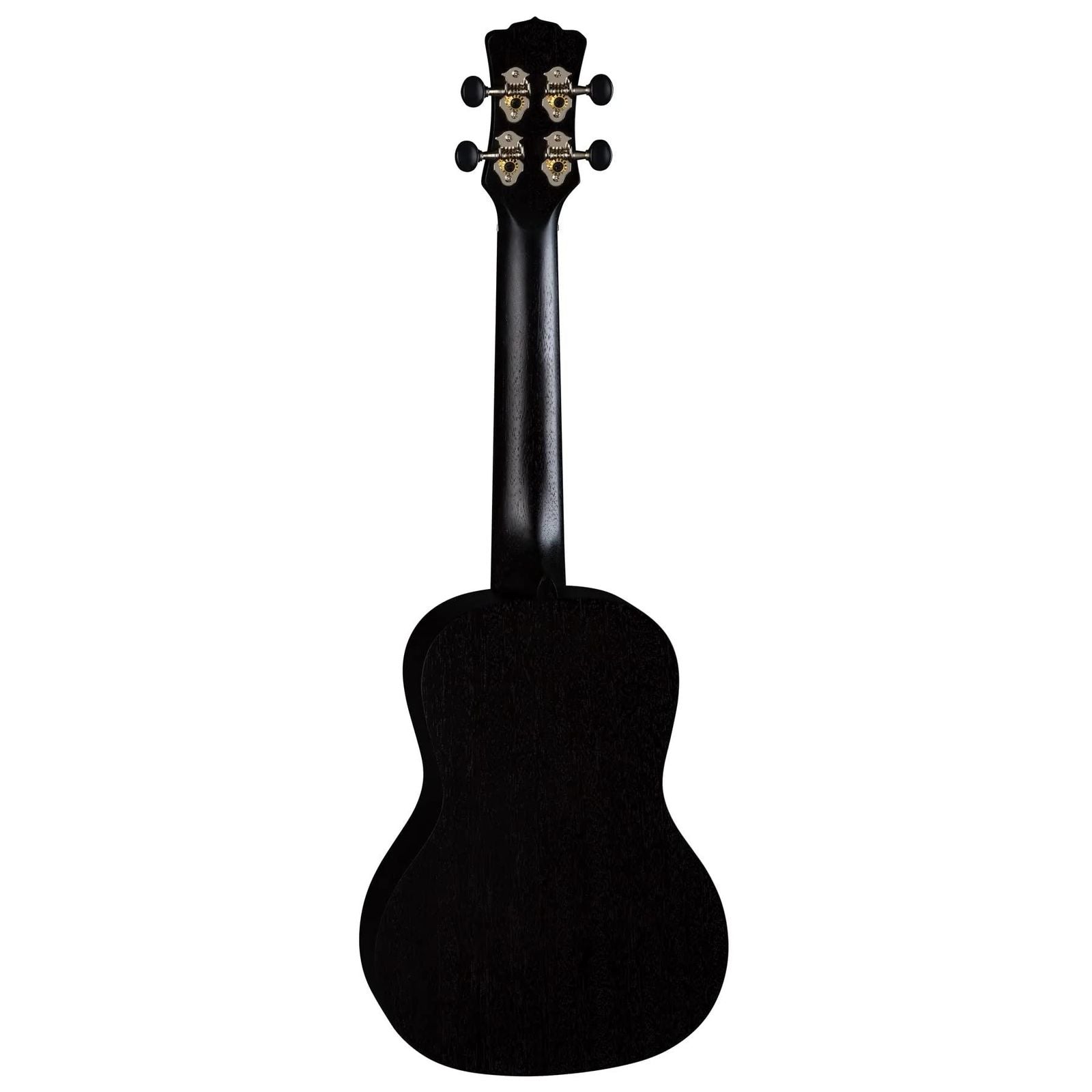 Luna Guitars Tenor Ukulele - Black Satin