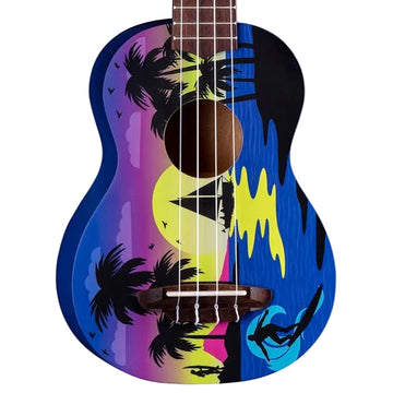 Luna Guitars Kauwela Summer Tenor Ukulele w/ Gigbag