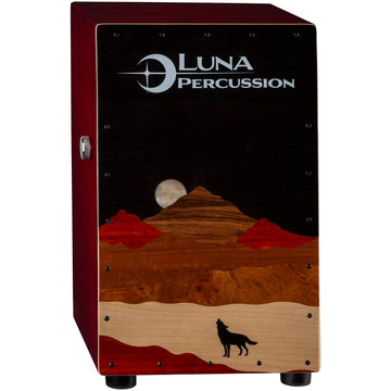 Luna Guitars Vista Wolf Cajon w/ Bag
