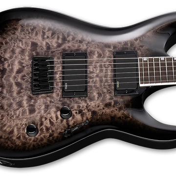 ESP MH Series Electric Guitar w/ Rosewood Fingerboard - See Thru Black Sunburst LMH400HTQMSTBLKSB