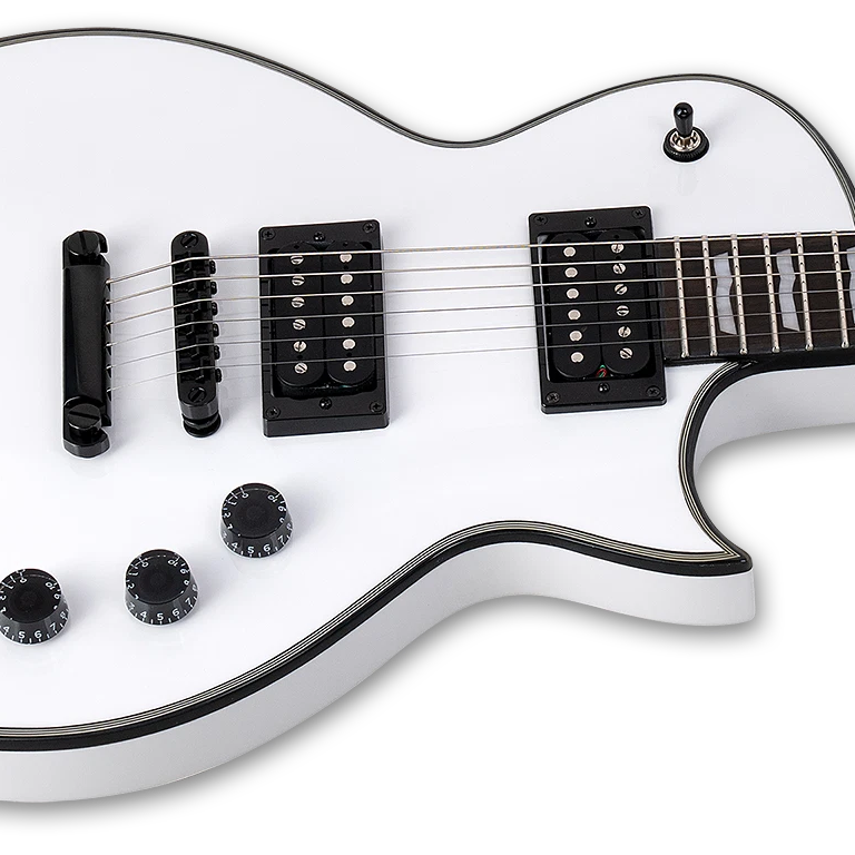 ESP LTD Eclipse 200 Series Electric Guitar w/ Roasted Jatoba Fingerboard - Snow White LEC256SW