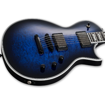ESP E-II Eclipse Series Electric Guitar w/ Ebony Fingerboard - Reindeer Blue Reindeer Blue EIIECQMRDB