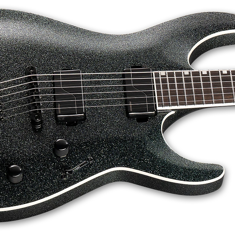ESP LTD MH 1000 Series Electric Guitar w/ Macassar Ebony Fingerboard - Granite Sparkle LMH1000NTGNSP