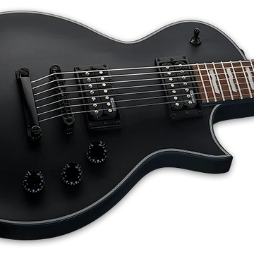 ESP LTD Eclipse EC-257 7-String Electric Guitar w/ Roasted Jatoba Fingerboard - Black Satin
