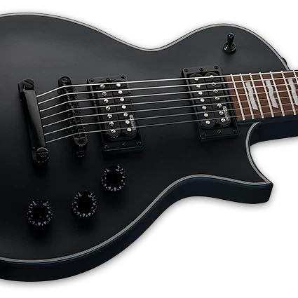 ESP LTD Eclipse EC-257 7-String Electric Guitar w/ Roasted Jatoba Fingerboard - Black Satin