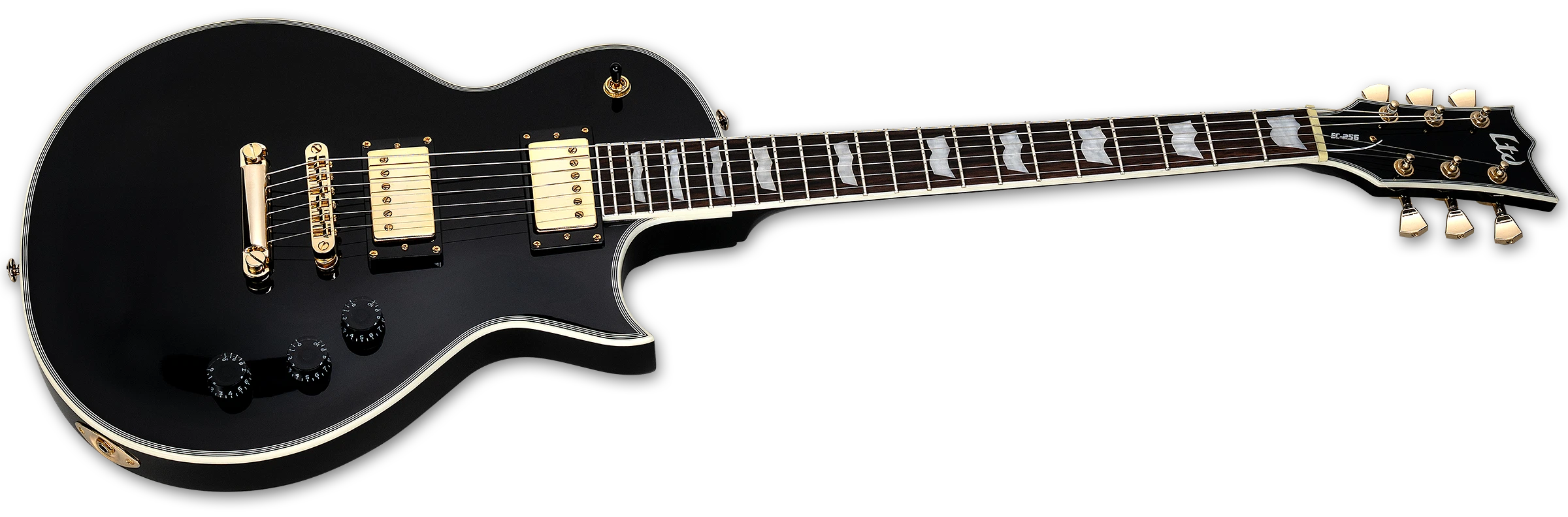 ESP LTD Eclipse 200 Series Electric Guitar w/ Rosewood Fingerboard - Black w/ Gold Hardware