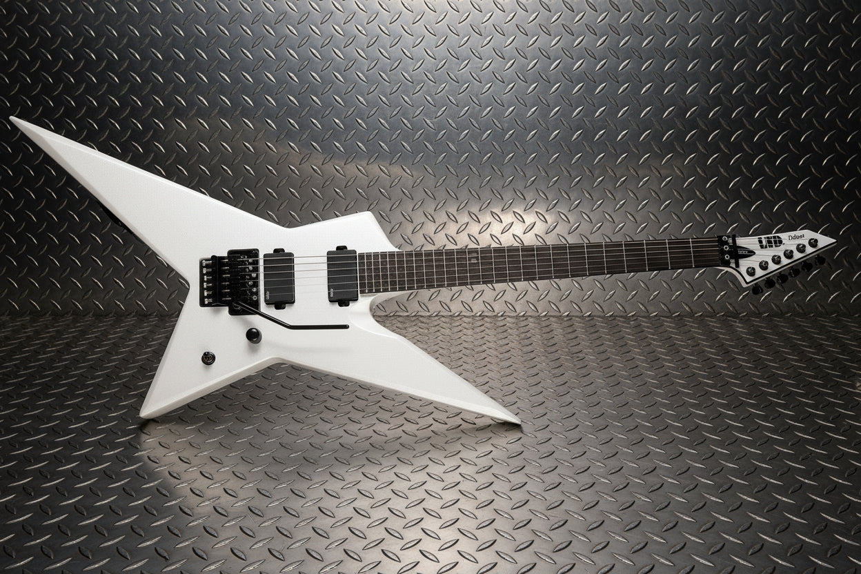 ESP LTD RS 1000 Series Electric Guitar w/ Macassar Ebony Fingerboard - Pearl White LRS1000PW