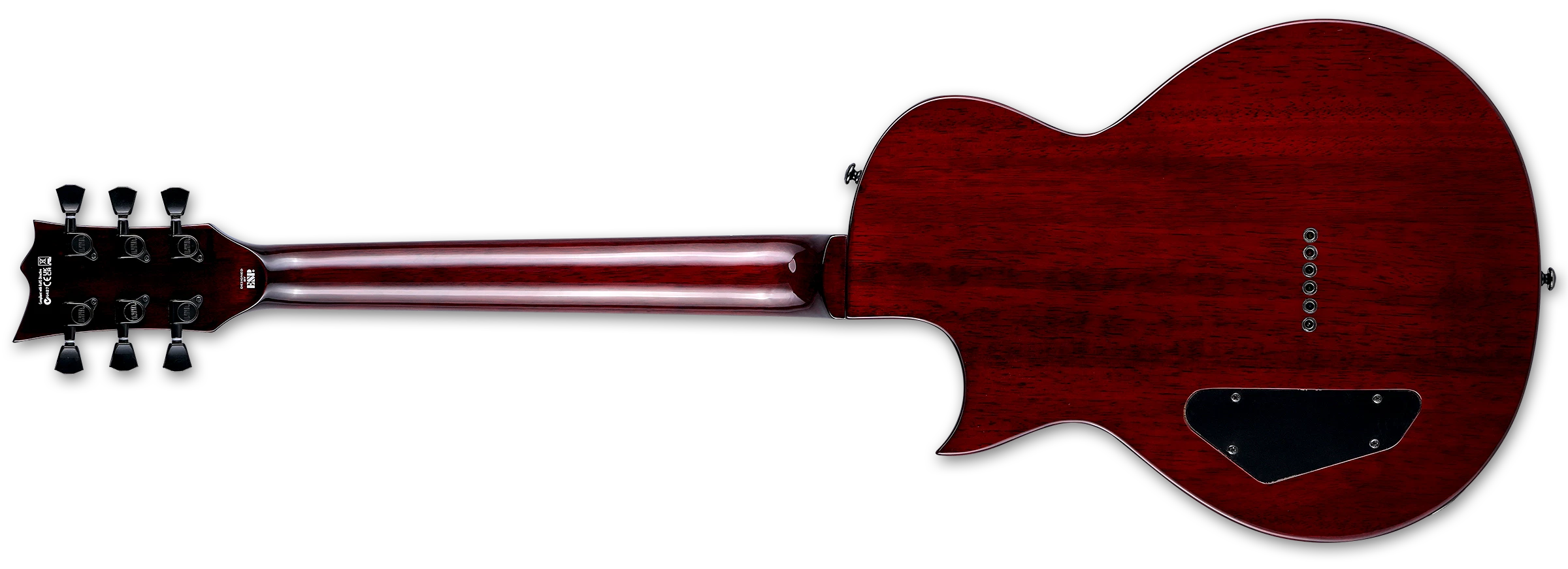 ESP LTD EC-201FT Electric Guitar w/ Rosewood Fingerboard - See Thru Black Cherry LEC201FTSTBC