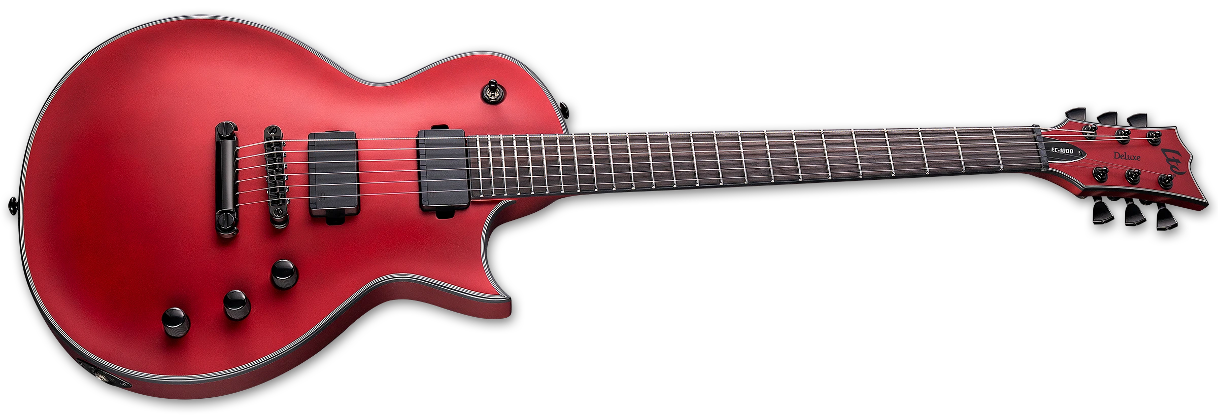 ESP LTD Eclipse 1000 Series Electric Guitar w/ Macassar Ebony Fingerboard - Candy Apple Red Satin