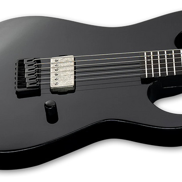 ESP LTD M-201 Baritone HT Electric Guitar w/ Rosewood Fingerboard - Black LM201BHTBLK
