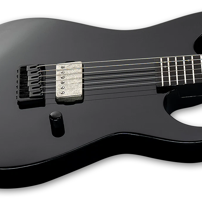ESP LTD M-201 Baritone HT Electric Guitar w/ Rosewood Fingerboard - Black LM201BHTBLK