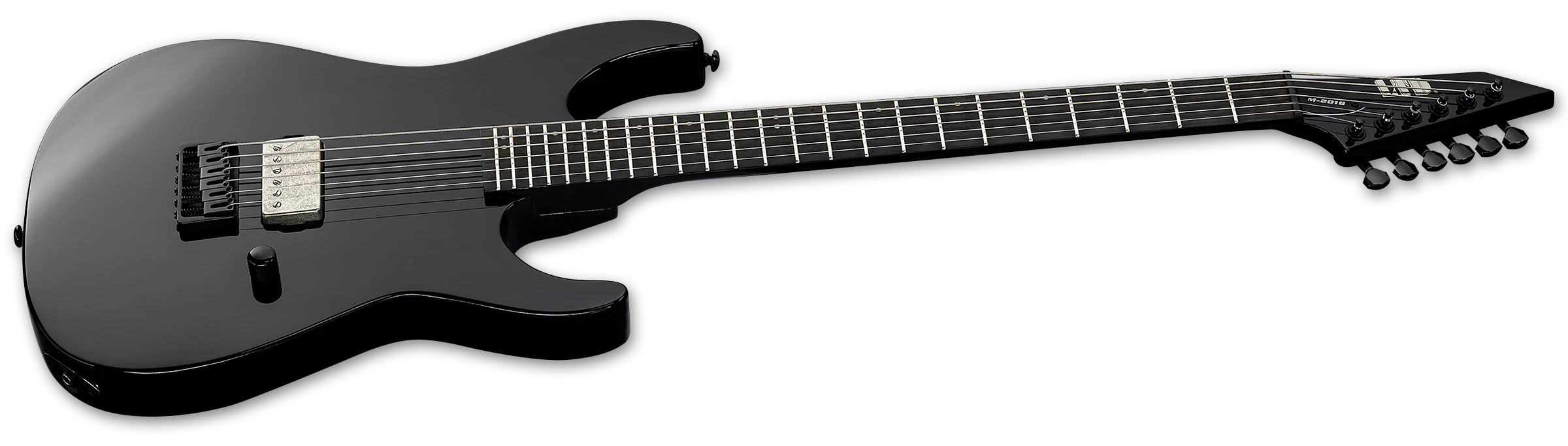 ESP LTD M-201 Baritone HT Electric Guitar w/ Rosewood Fingerboard - Black LM201BHTBLK