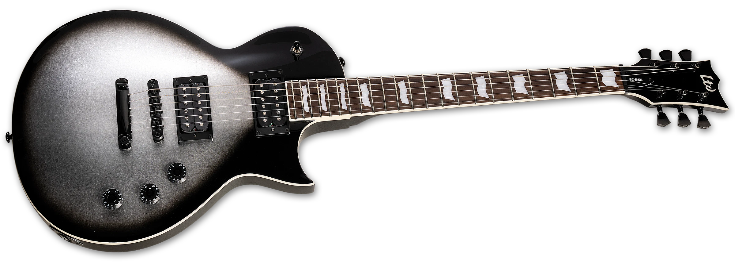 ESP LTD Eclipse EC-256 Electric Guitar w/ Rosewood Fingerboard - Silver Sunburst LEC256SSB