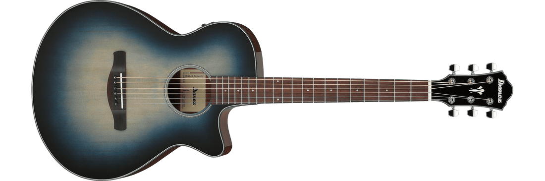 Ibanez AEG50IBH AEG Series Acoustic/Electric Guitar - Indigo Blue Burst High Gloss