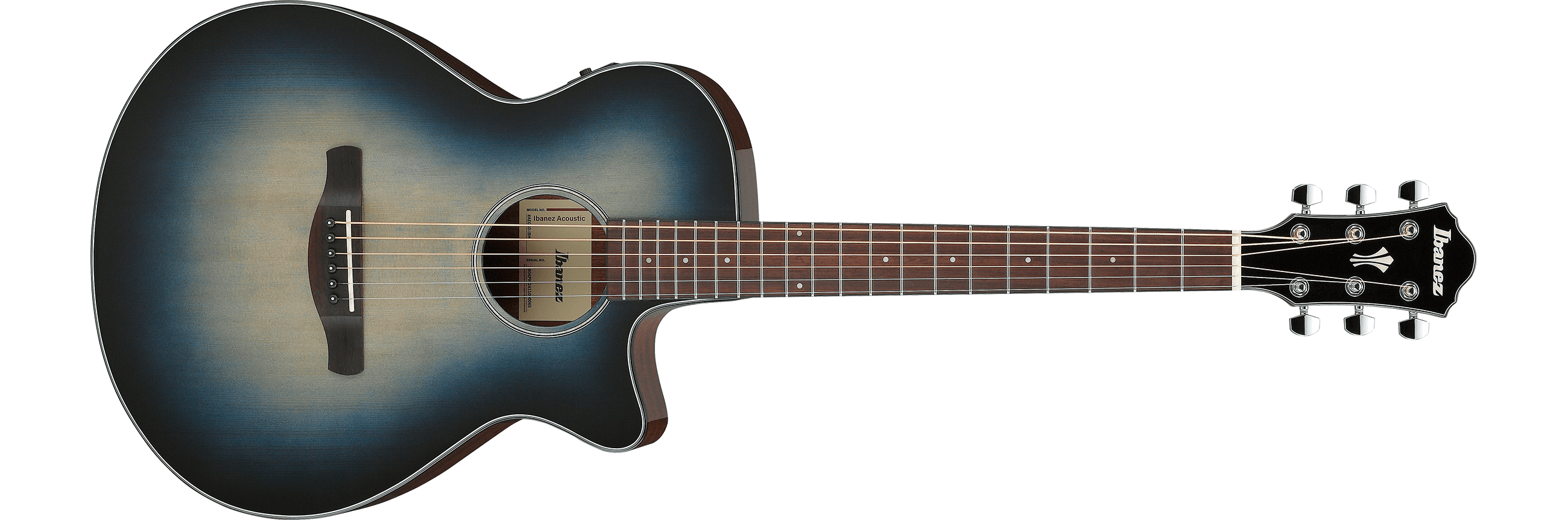 Ibanez AEG50IBH AEG Series Acoustic/Electric Guitar - Indigo Blue Burst High Gloss