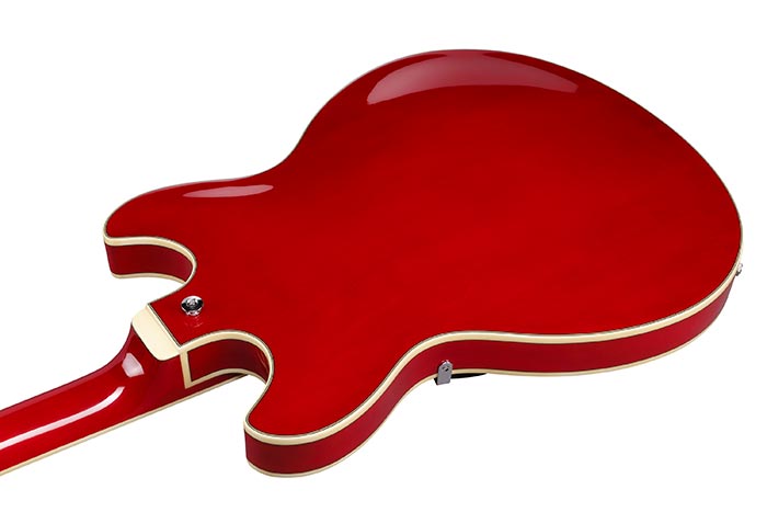 Ibanez Artcore Hollow Body Electric Guitar w/ Bound Rosewood Fingerboard - Transparent Cherry Red AS73TCD