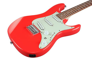 Ibanez AZ Essentials Electric Guitar w/ Jatoba Fingerboard - Vermilion AZES31VM