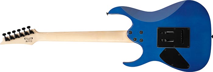 Ibanez Gio Electric Guitar w/ Bound Purpleheart Fingerboard - Blue Gradation GRG120QASPBG