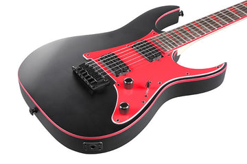 Ibanez Gio Series Electric Guitar w/ Bound Purpleheart Fingerboard - Flat Black GRG131DXBKF