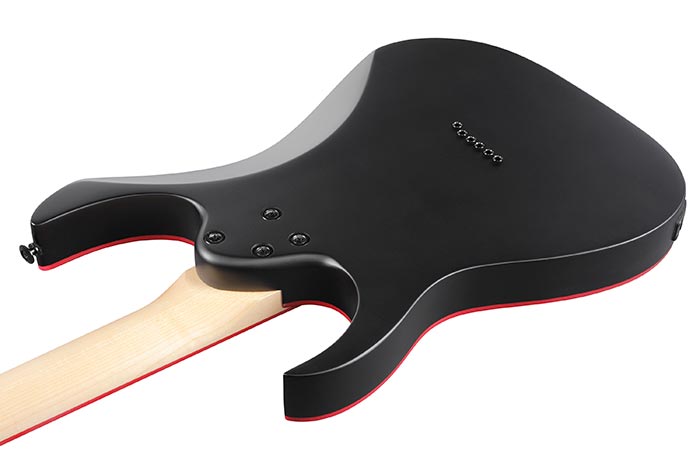 Ibanez Gio Series Electric Guitar w/ Bound Purpleheart Fingerboard - Flat Black GRG131DXBKF
