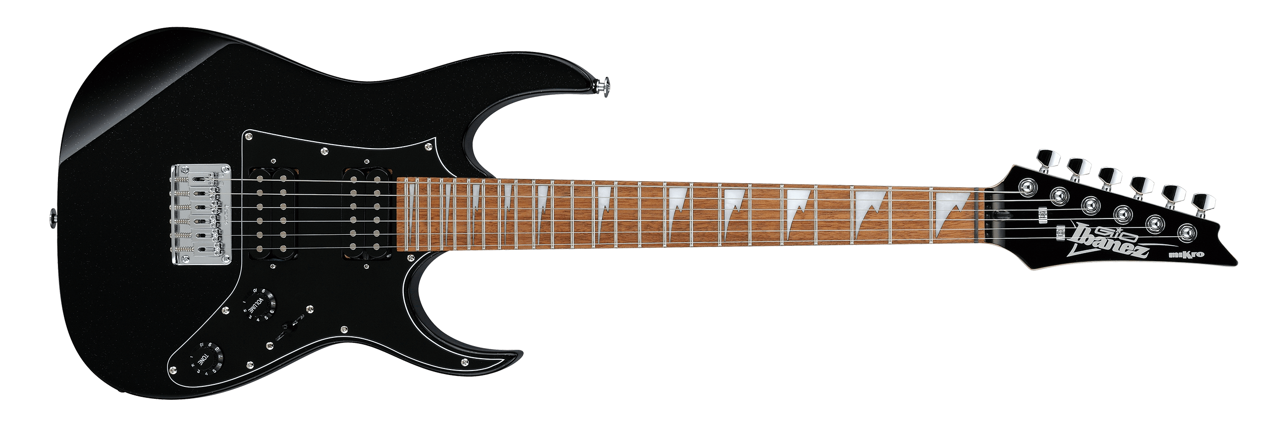 Ibanez Gio miKro Electric Guitar w/ Jatoba Fingerboard - Black Night GRGM21BKN