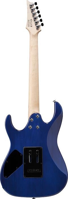 Ibanez Gio Quilted Maple Art Grain Electric Guitar w/ Jatoba Fingerboard - Transparent Blue Burst GRX70QATBB