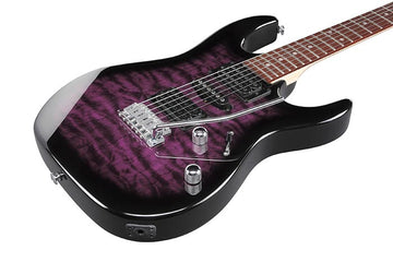 Ibanez Gio Rx Series Electric Guitar w/ Jatoba Fingerboard - Transparent Violet Burst GRX70QATVT