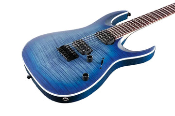 Ibanez RGA Series Electric Guitar w/ Jatoba Fingerboard - Blue Lagoon Burst Flat RGA42FMBLF