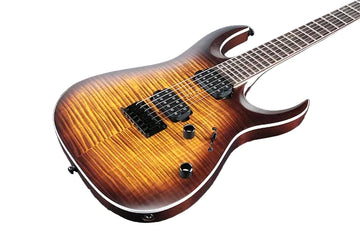 Ibanez RGA Series Electric Guitar w/ Jatoba Fingerboard - Dragon Eye Burst Flat RGA42FMDEF