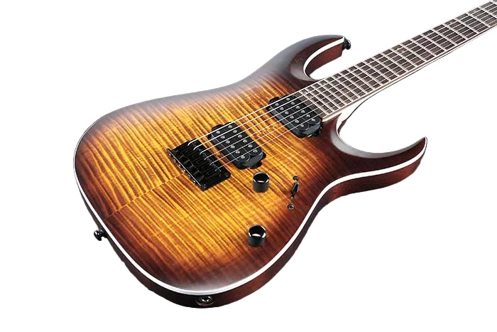 Ibanez RGA Series Electric Guitar w/ Jatoba Fingerboard - Dragon Eye Burst Flat RGA42FMDEF