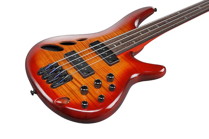 Ibanez SRD900F Bass Workshop Fretless Electric Bass - Red (Used)