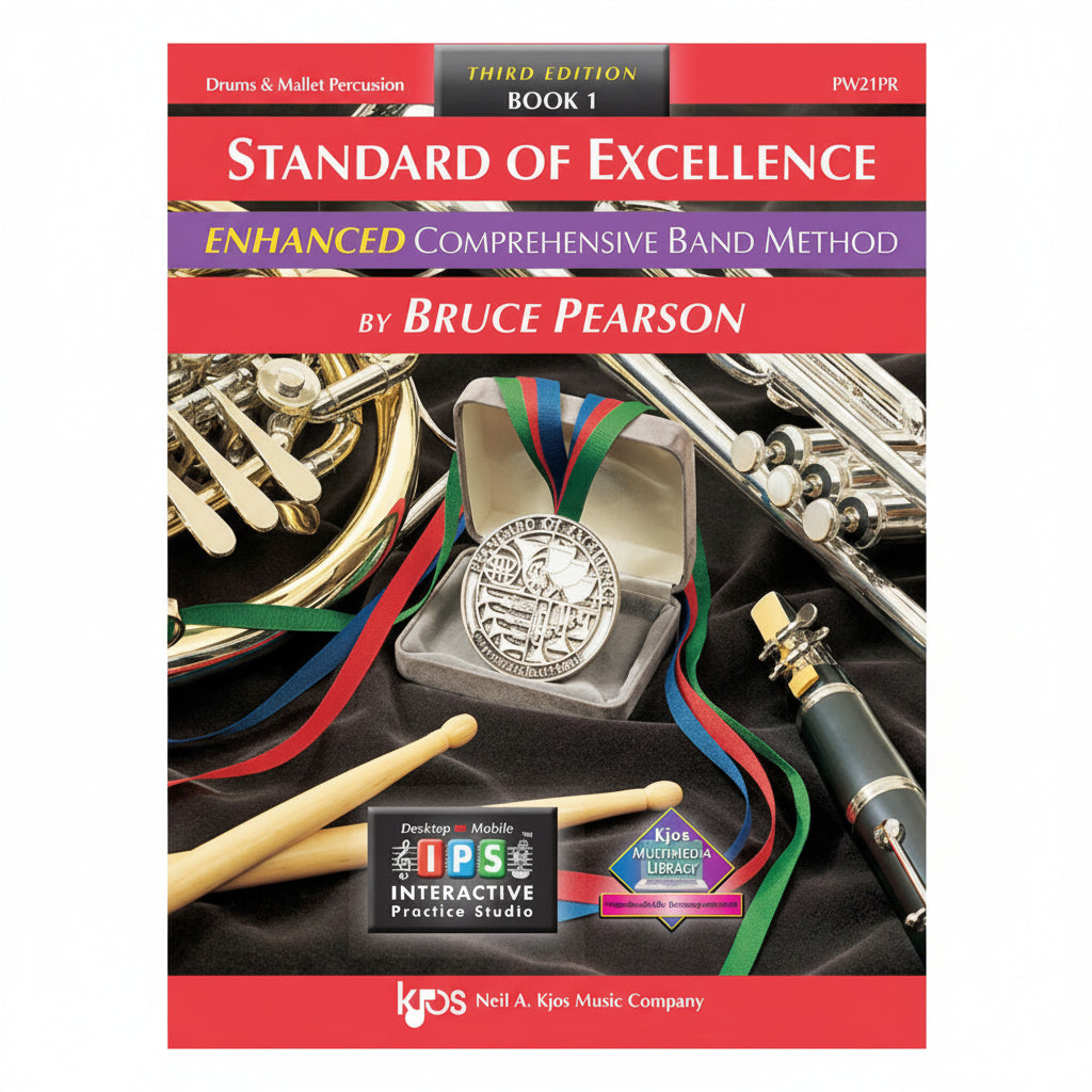 Standard of Excellence ENHANCED for Drums & Mallet Percussion - Book 1