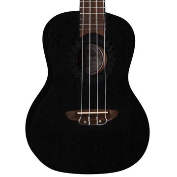 Luna Guitars Tenor Ukulele - Black Satin