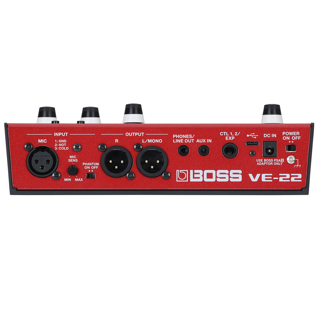 Boss VE-22 Vocal Performer Mic Pre-amp, Effects Processor and Looper