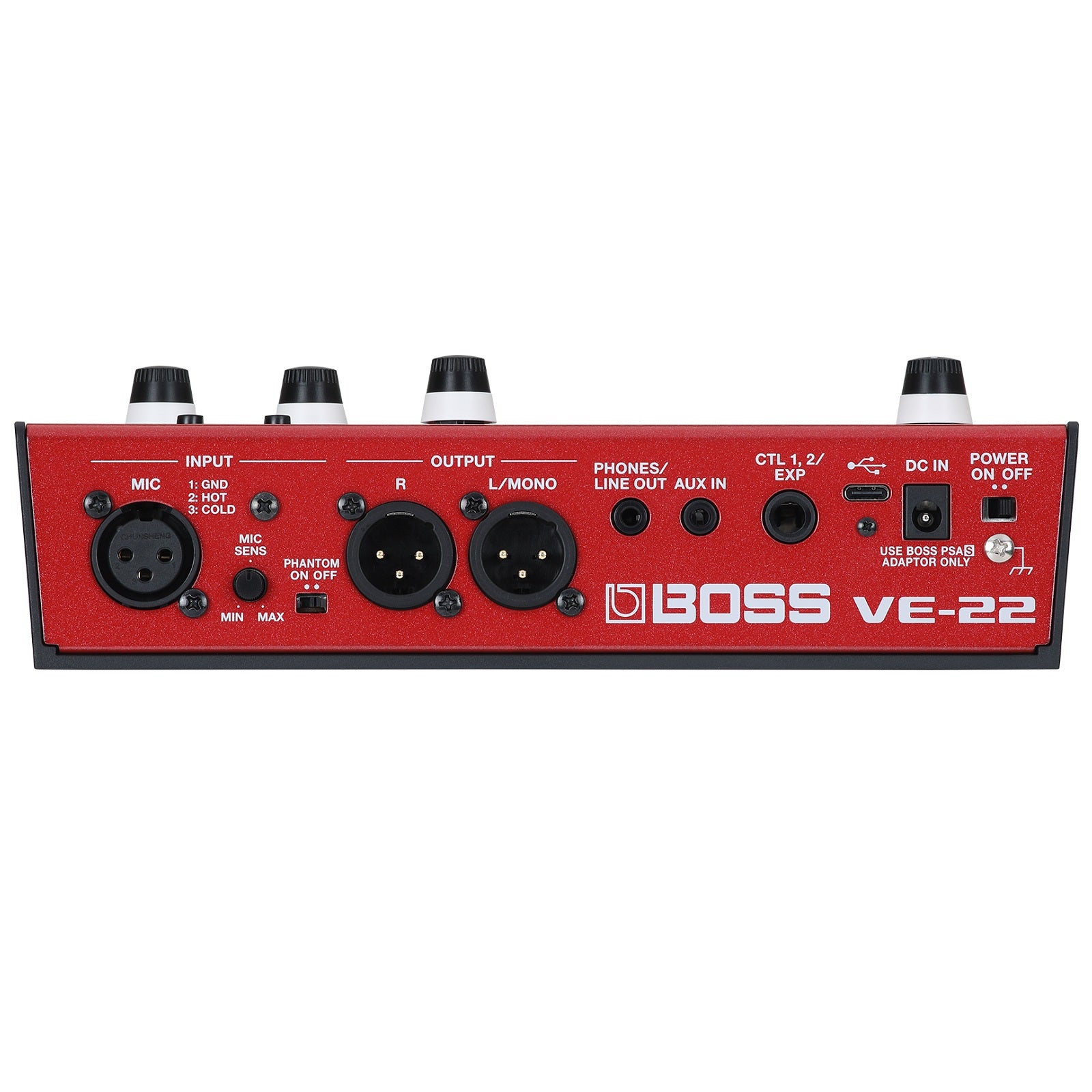 Boss VE-22 Vocal Performer Mic Pre-amp, Effects Processor and Looper
