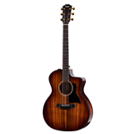 Taylor Guitars  200 Series Grand Auditiorium Koa Deluxe Acoustic/Electric Guitar 224CE-K-DLX
