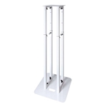 NOVOPRO  Adjustable Podium Stand 5'8' - White PS1XL