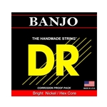 DR Strings 3-BA5-10 Original Style Hexagonal-Core 5-String Banjo Strings .010 | .010