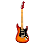 Fender®  American Ultra Luxe Strat w/ Maple Fingerboard - Plasma Red Burst 011-8062-773