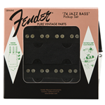 Fender® 099-2243-000 Pure Vintage '74 Jazz Bass Pickup Set - Black