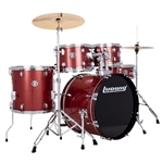 LC195-14 Ludwig 5pc Accent Drive Red Sparkle