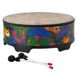 Remo  Kids Percussion 22" x 8" Gathering Drum - Fabric Rain Forest KD-5822-01