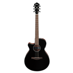 Ibanez  Left Handed Cutaway Acoustic/Electric Guitar w/ Laurel Fingerboard - Black Gloss AEG50LBKH