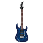 Ibanez  Gio Quilted Maple Art Grain Electric Guitar w/ Jatoba Fingerboard - Transparent Blue Burst GRX70QATBB