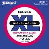 D'Addario EXL170-5 Nickel Wound Light 5-String Electric Bass Strings .45 - .130