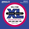 D'Addario EXL170M Nickel Wound Light Medium Scale Electric Bass Strings