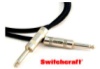 Conquest HQQ1 1' Instrument Cable, Straight 1/4" - Straight 1/4"