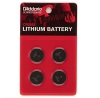 D'Addario  Lithium Battery 4-pack PW-CR2032-04